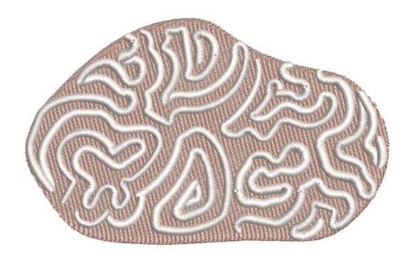 Abstract Brain Coral Embroidery Design: A Guide to Choosing and Using Complex Marine Motifs