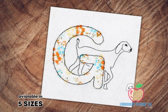 Alphabet G with Goat Applique: A Practical Review for Educators and Makers