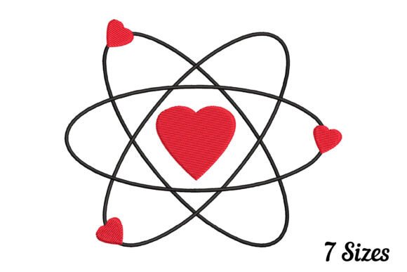 Atom Icon Heart: A Practical Evaluation for Embroidery Projects