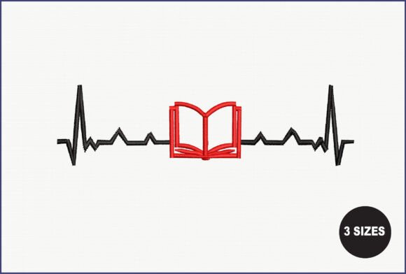 Book Heartbeat Line: Modern Design for Readers