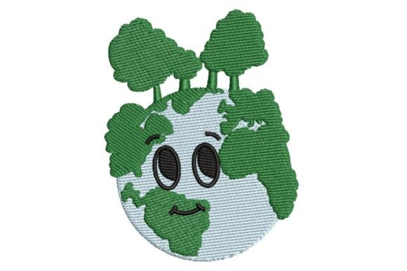 Earth Day Smile: A Cheerful Planet Design for Modern Eco-Conscious Creators