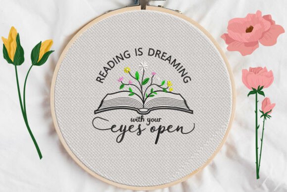 Reading is Dreaming with You Eyes Open Design