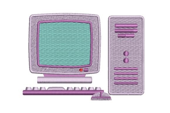 Retro Computer: A Nostalgic Stitch for the Modern Maker