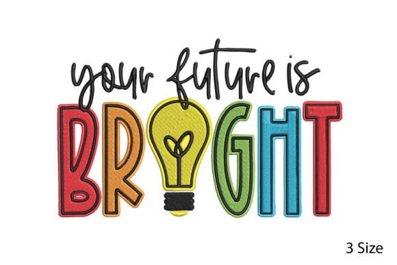 Your Future is Bright: A Whimsical Embroidery Design for Everyday Magic